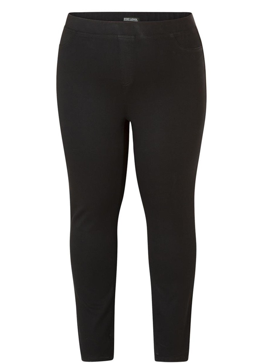 Base Level Curvy | Base Level Curvy Base Level Curvy Jegging Tessa 008 Black