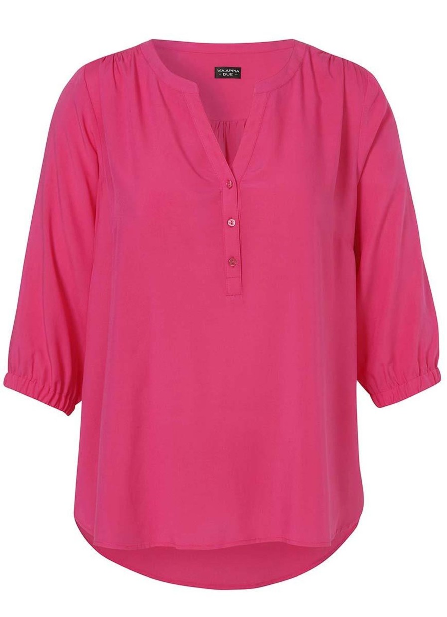 Blouses En Tunieken | Via Appia Due Via Appia Due Blouse 2412951 - 650 Fuchsia