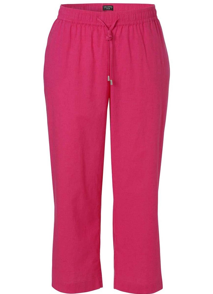 Broeken En Jeans | Via Appia Due Via Appia Due Broek 2412622 - Fuchsia