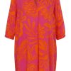 Jurken En Rokken | Via Appia Due Via Appia Due Jurk 2422680 - 650372 Fuchsia/Mandarine