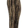 Travelstof Kleding Grote Maten | Plusbasics Plusbasics Pants 7/8 Travel 18201063-425 Striped Safari