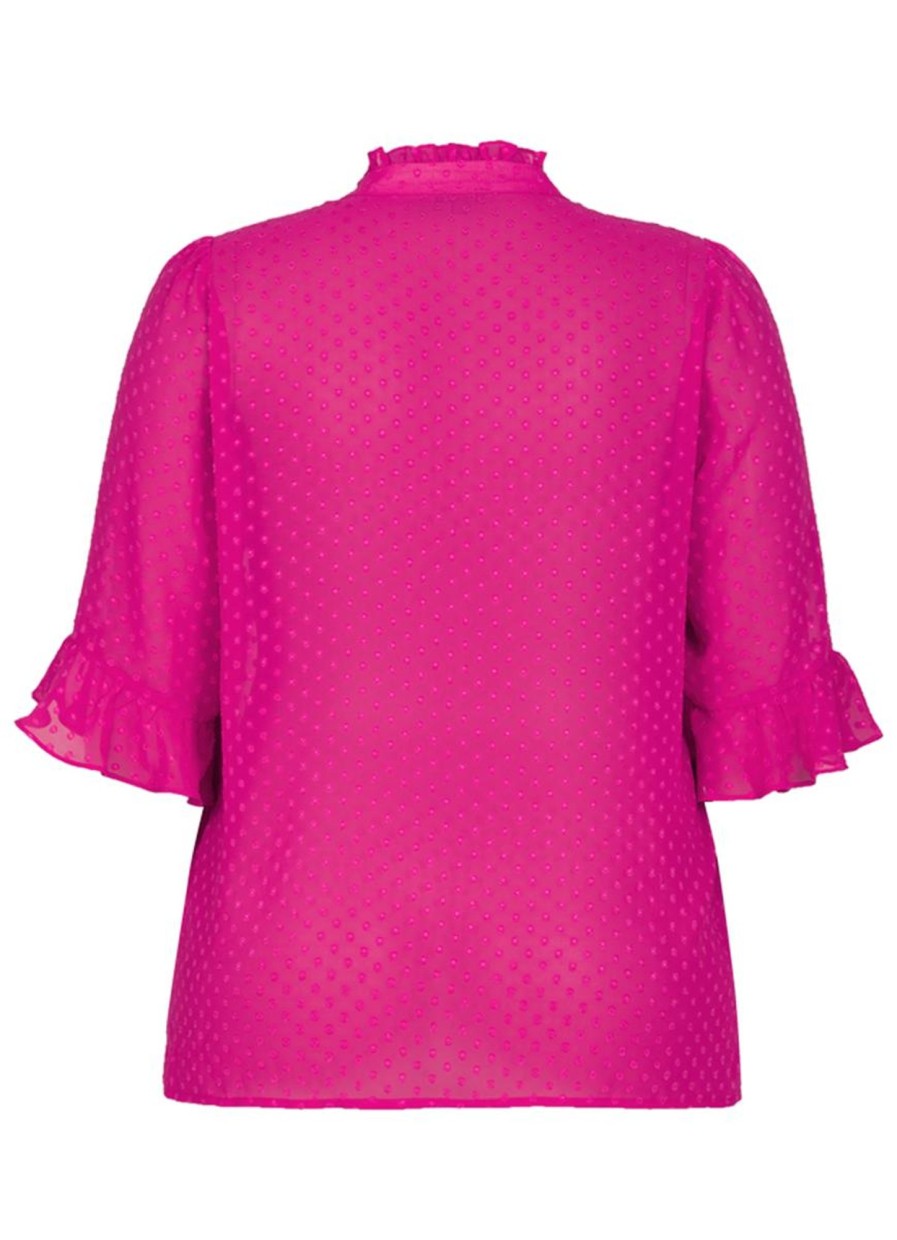 Blouses En Tunieken | Exxcellent Exxcellent Blouse Verena 24Vqe20 - 213 Hibiscus