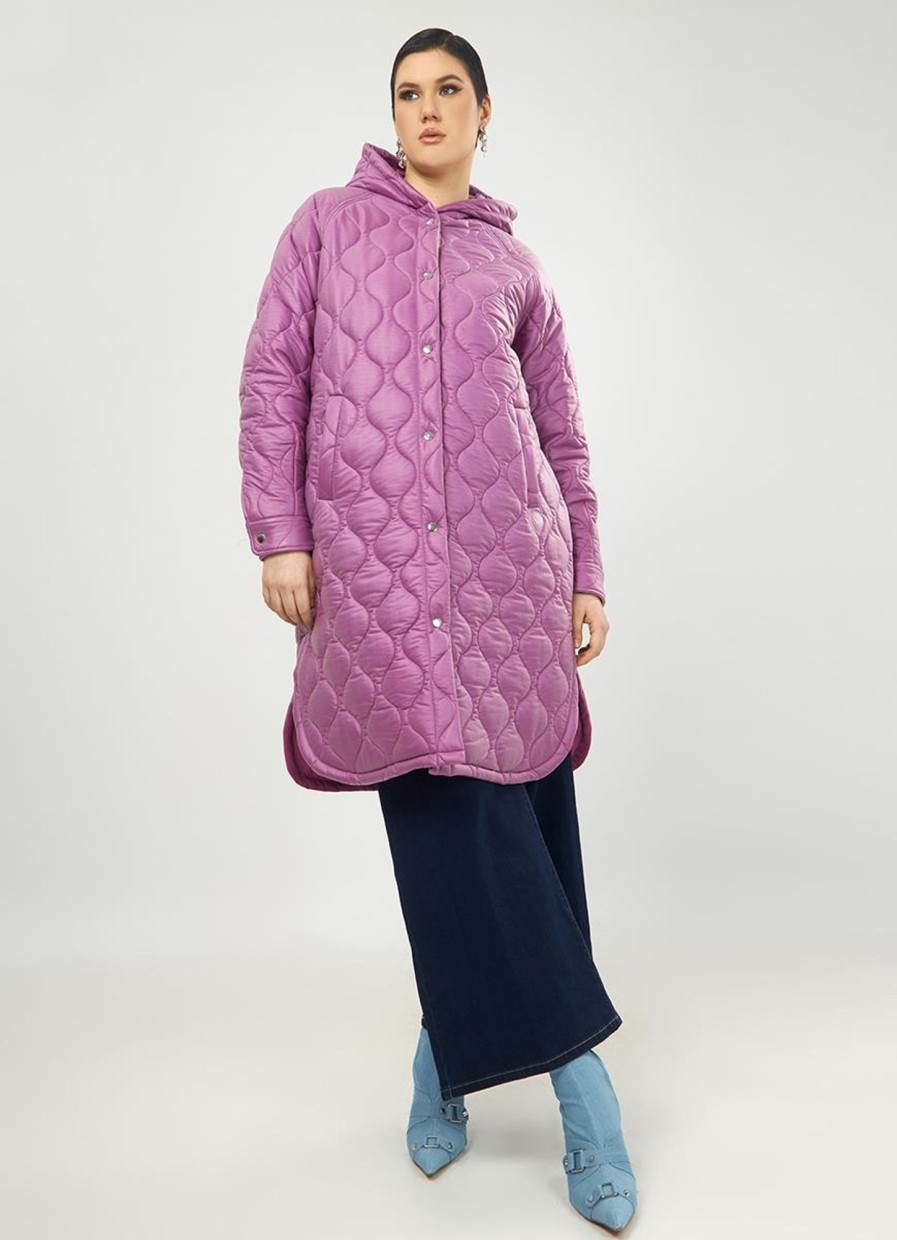 Jassen En Jacks | Mat Fashion Mat Fashion Jacket 8003.4037.N Magenta