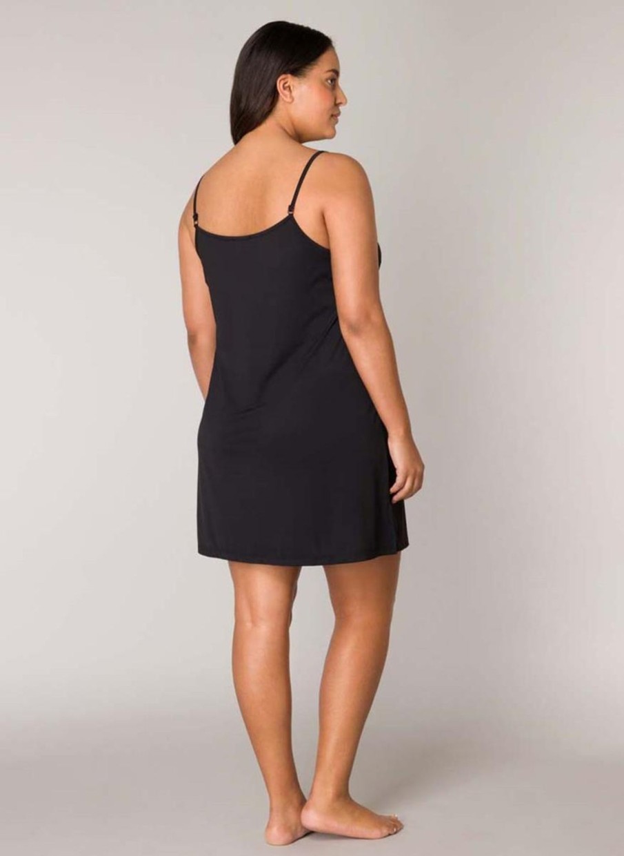 Base Level Curvy | Base Level Curvy Base Level Curvy Onderjurk Yanira 048 Black