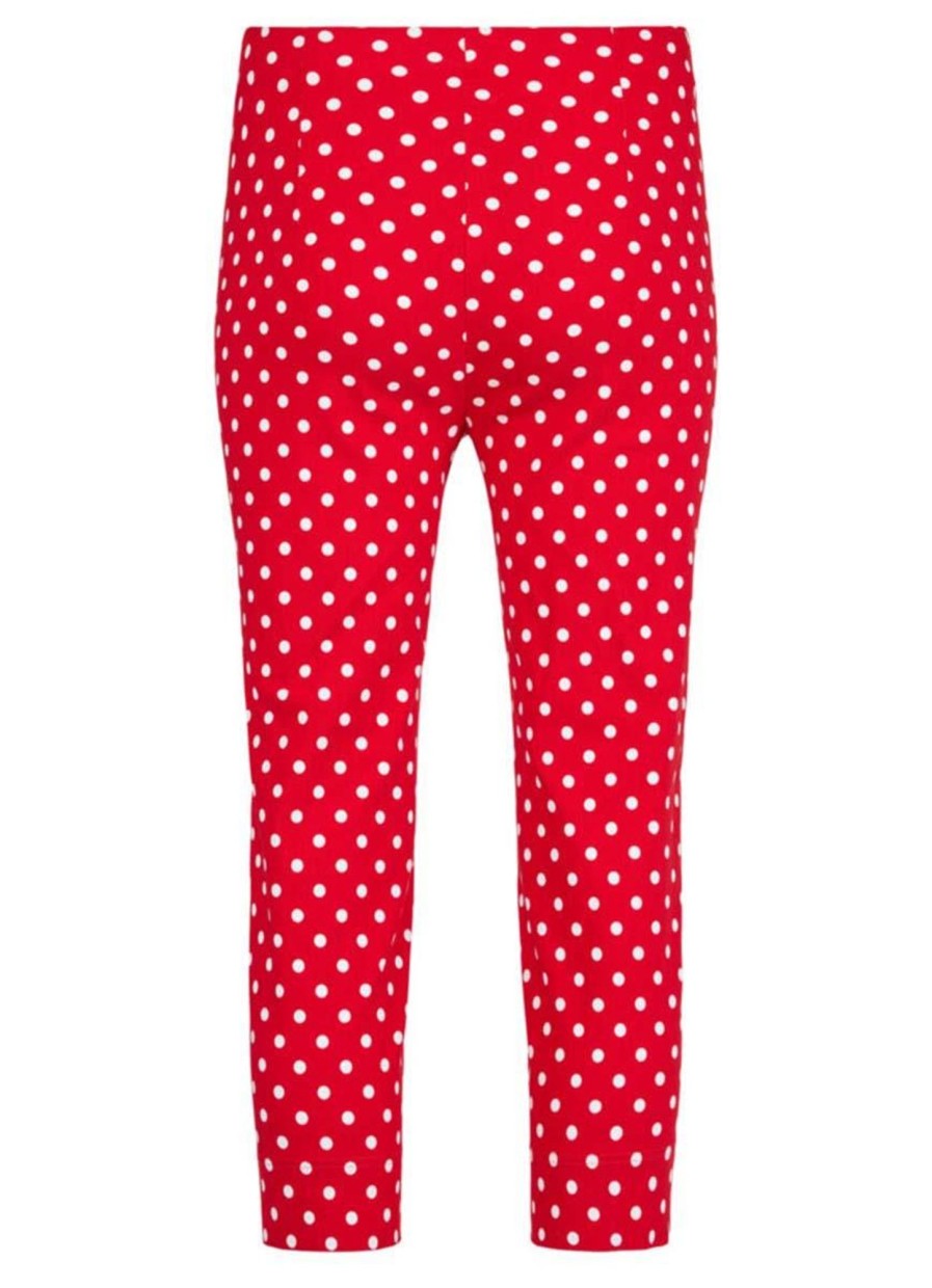 Broeken En Jeans | Robell Robell Broek Rose 07 51569-54570 - 40 Rood