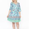 Jurken En Rokken | Orientique One Summer By Orientique Tuniek/Jurk Hannah Dw23E - Print N