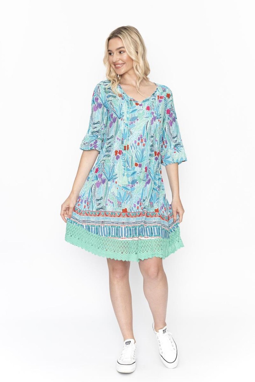 Jurken En Rokken | Orientique One Summer By Orientique Tuniek/Jurk Hannah Dw23E - Print N