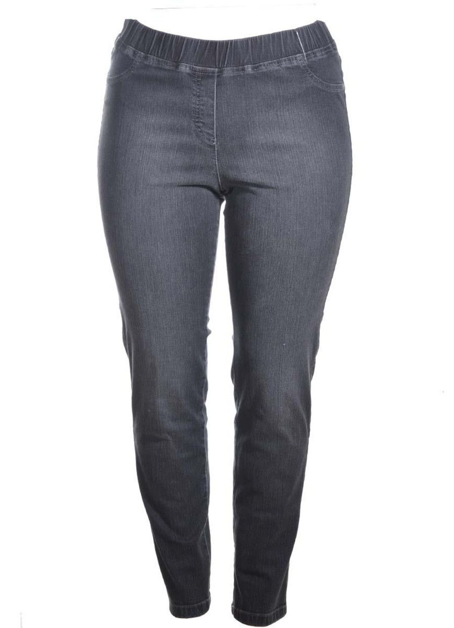 KjKjBrand Basics Broeken | KjBrand Kjbrand Jegging Jenny 23476-6881-601 Nearly Black Faded