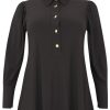 Blouses En Tunieken | Yoek Yoek Blouse Flare Puff 1923754 - 210 Black