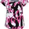 Shirts En Tops | Doris Streich Doris Streich Shirt 598133 - 41 Zwart/Roze/Wit