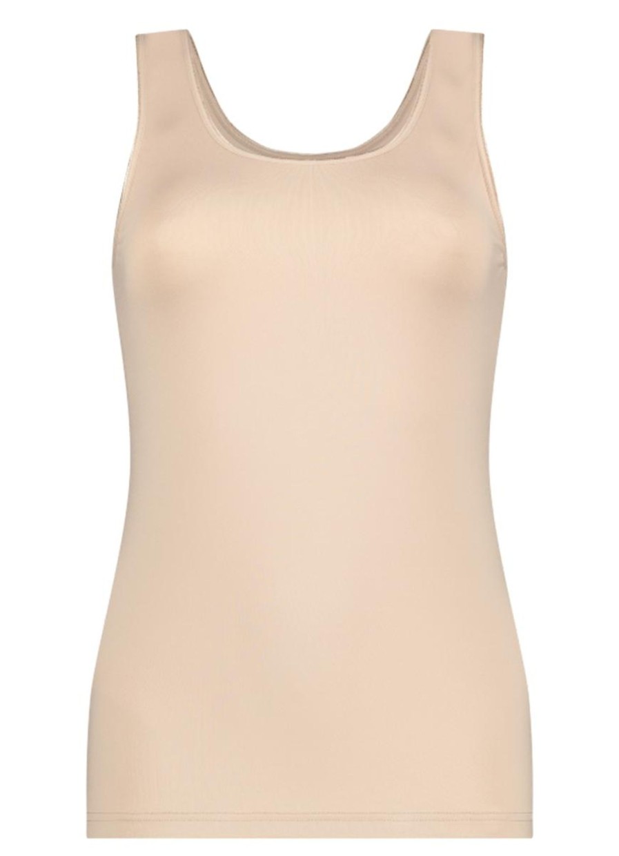 Ondermode | maatjemeer Rj Bodywear Hemd Pure Color 32-013-321 Caffe Latte