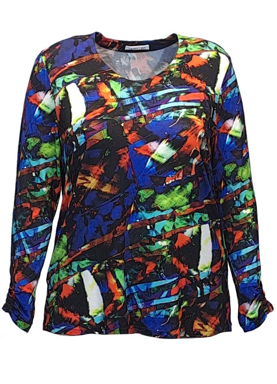 Shirts En Tops | Mona Lisa Mona Lisa Shirt 224-74-98 Multicolor