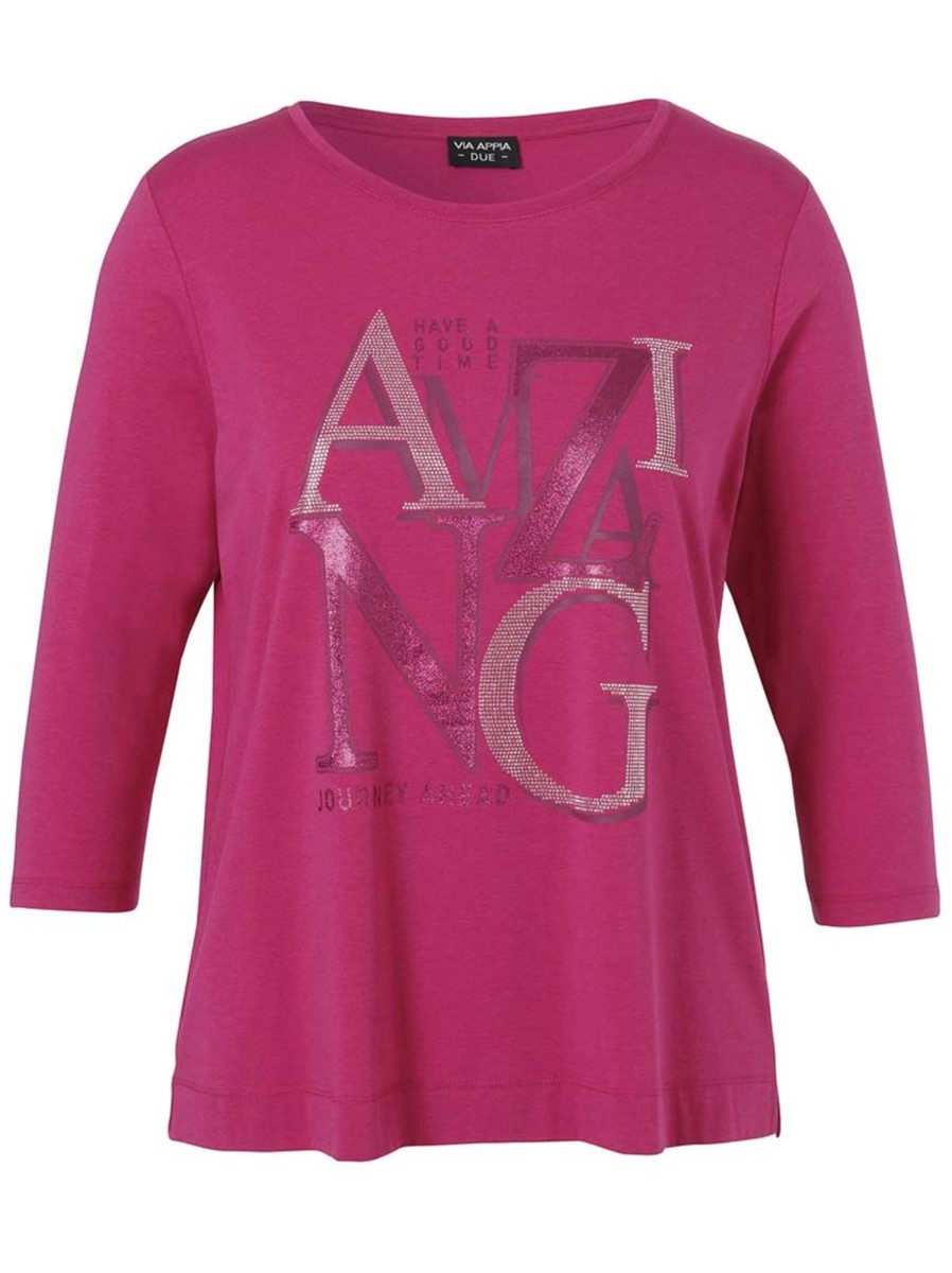 Shirts En Tops | Via Appia Due Via Appia Due Shirt 853010 - 643 Pink