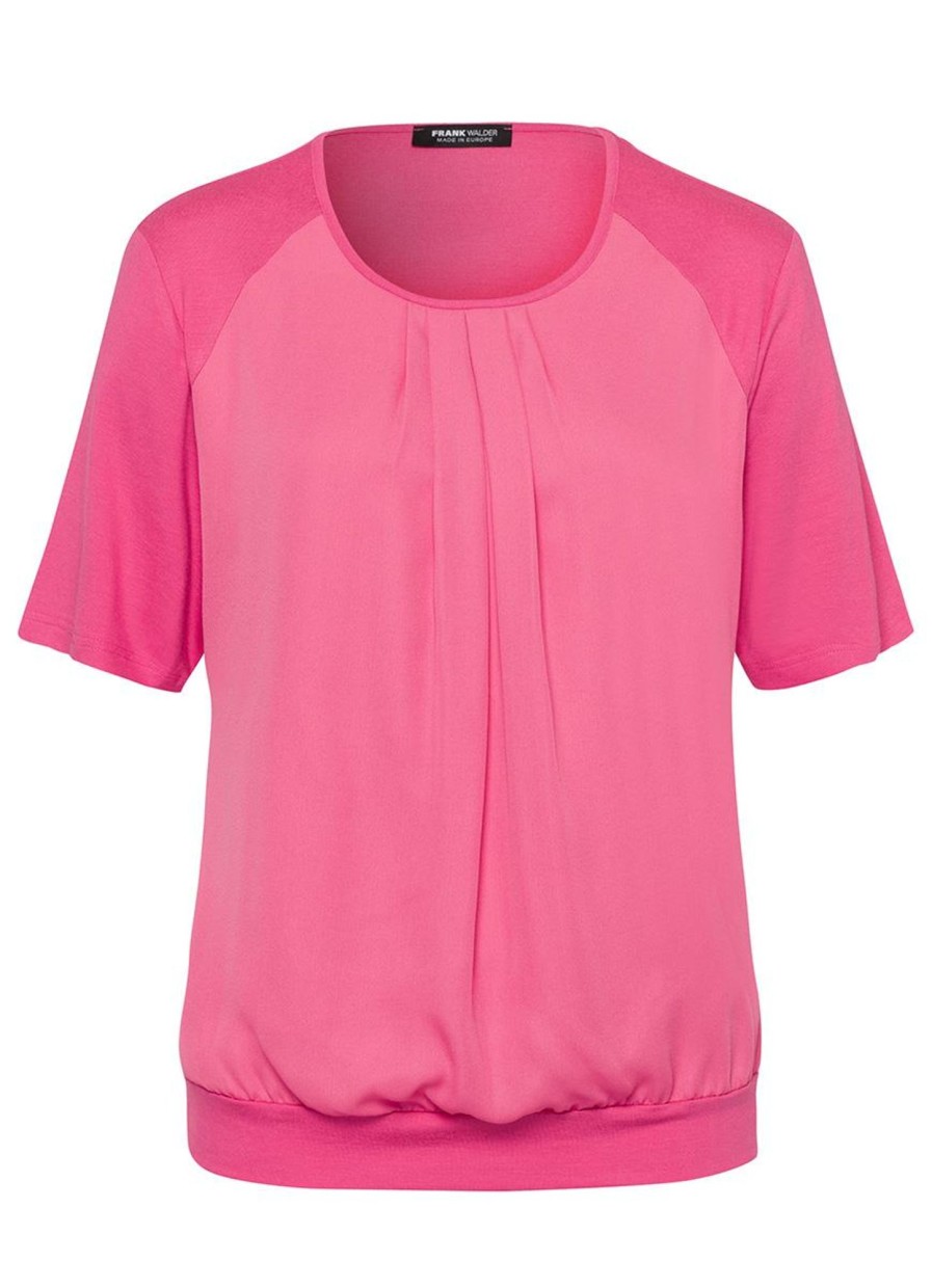 Shirts En Tops | Frank Walder Frank Walder Shirt 712404 - 392 Hibicus Roze