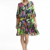 Jurken En Rokken | Orientique Orientique Dress Nicossia 9179 - Multi Print