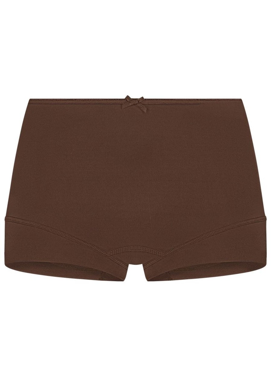 Ondermode | Rj Bodywear Rj Bodywear Short Pure Color 31-008-218 Espresso