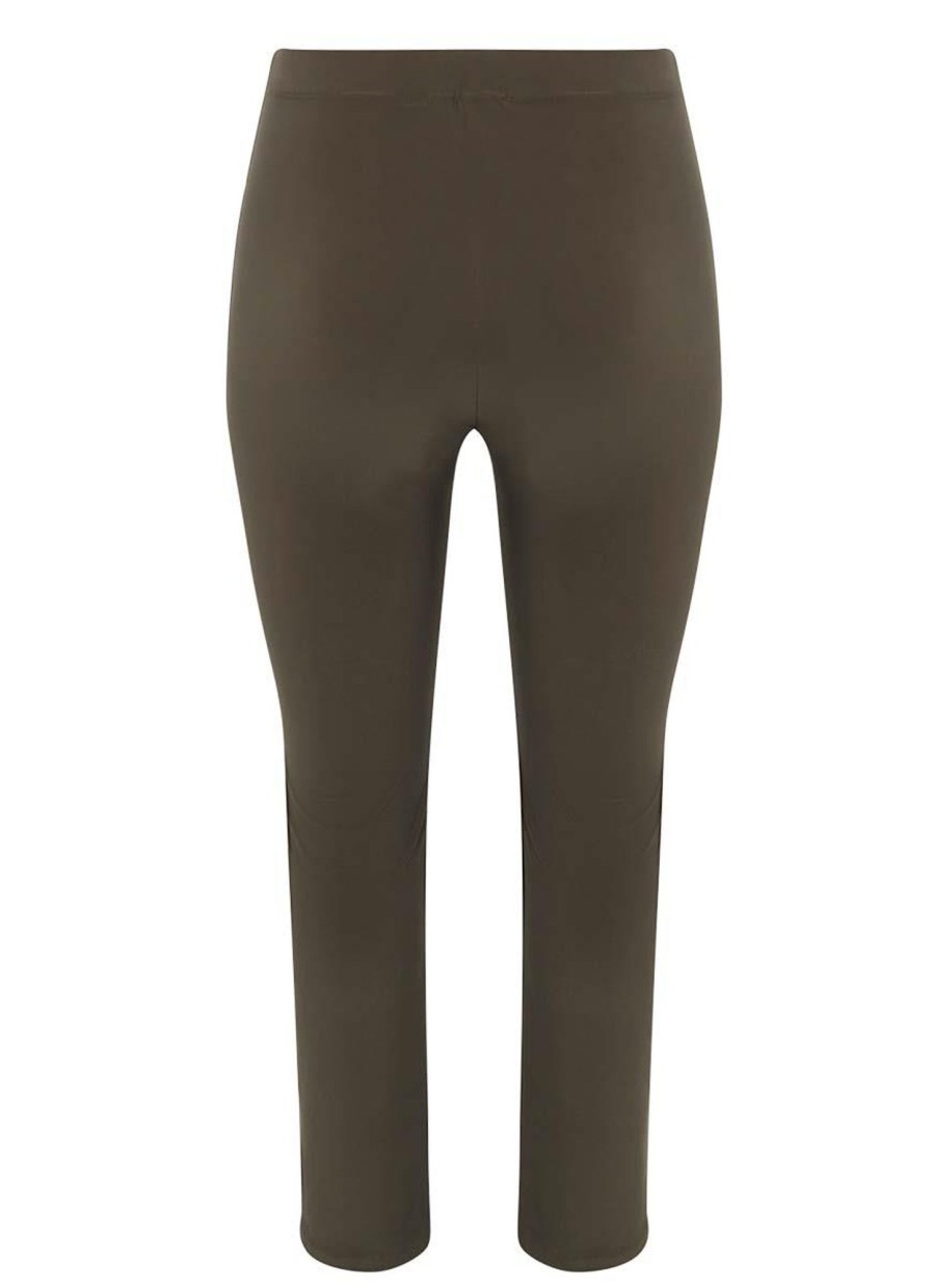 Yoek Basics | maatjemeer Yoek Loretta'S Xtra Slim Broek Dolce L955585 Army