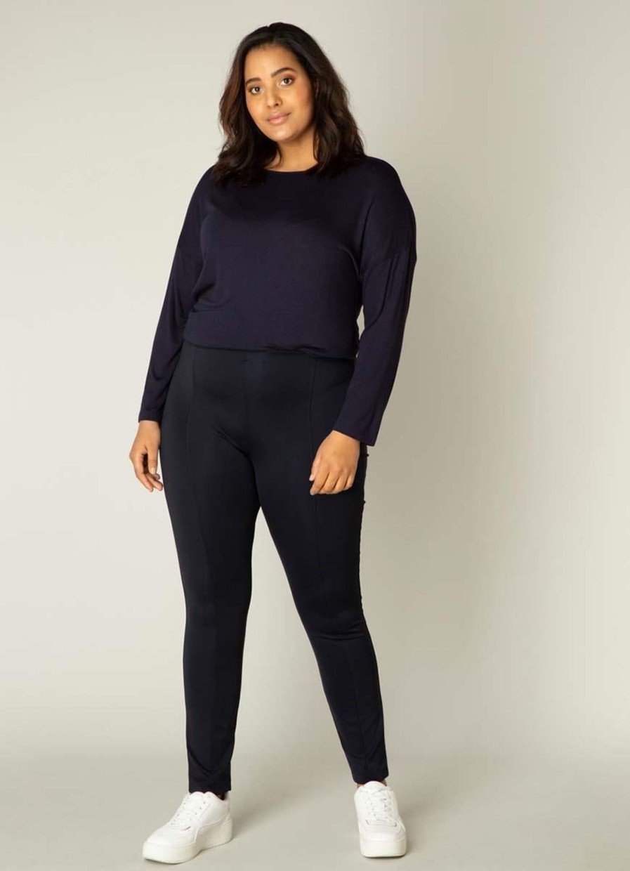 Base Level Curvy | Base Level Curvy Base Level Curvy Tregging Ada 020 Navy