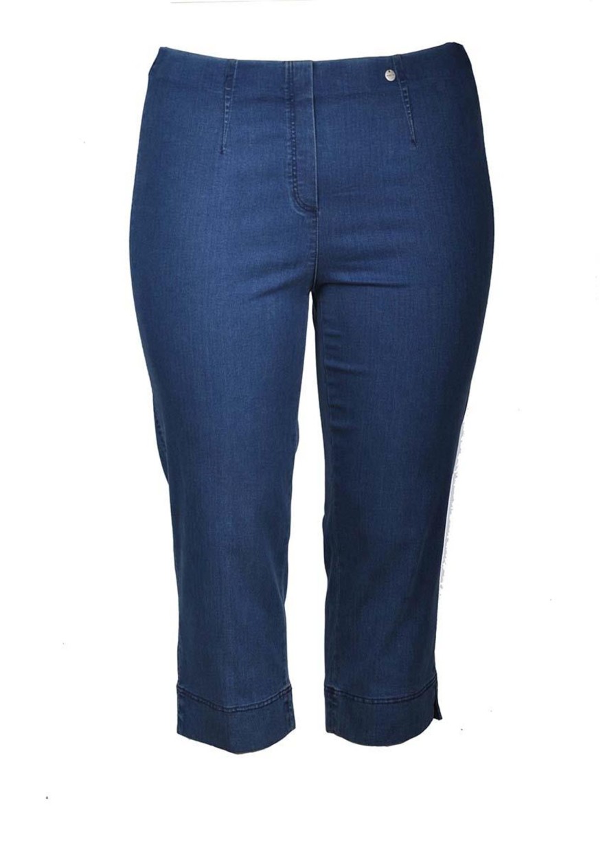 Broeken En Jeans | Robell Robell Marie 07 51664-5448 Kleur 64 Blauw