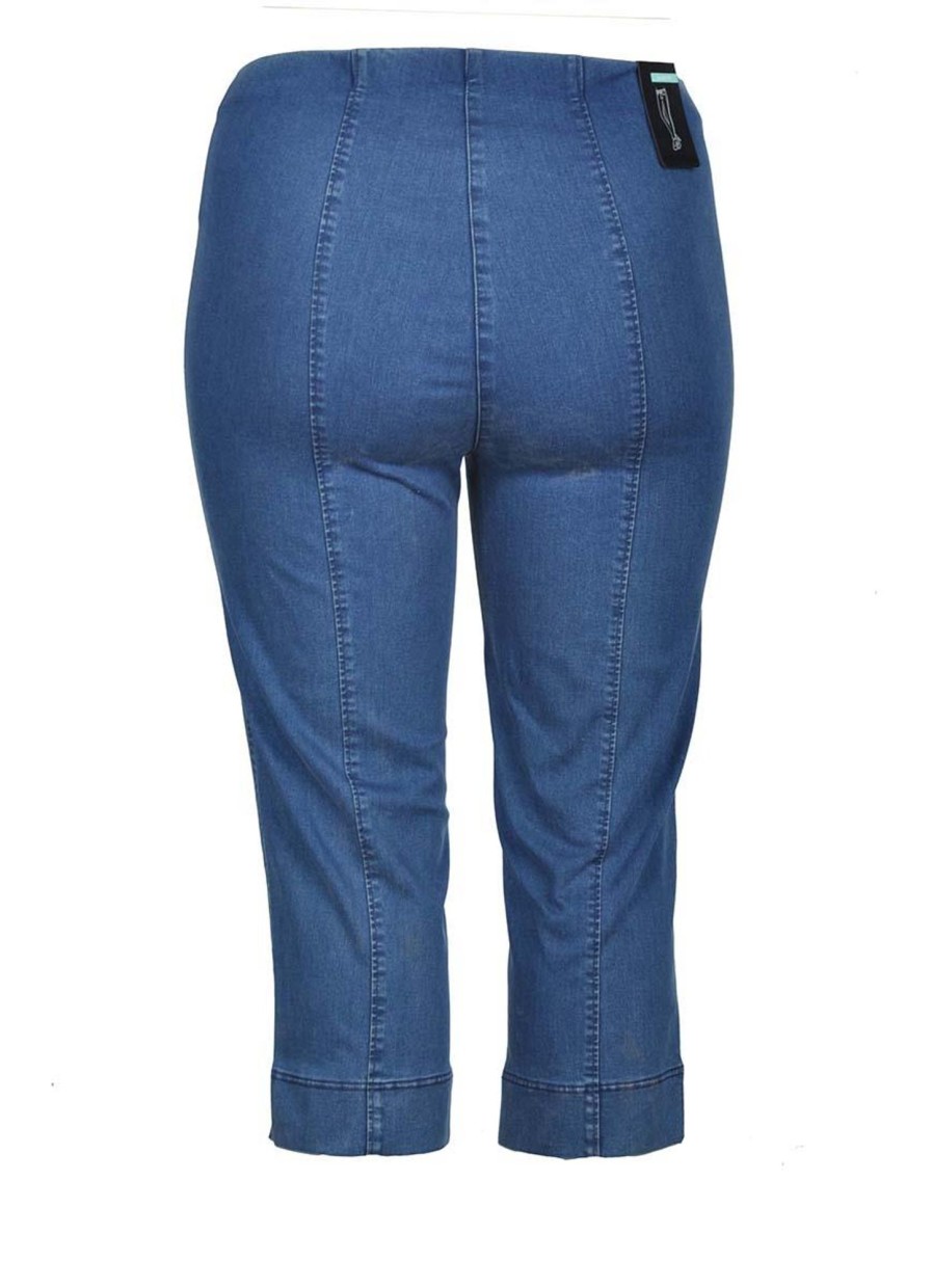 Broeken En Jeans | Robell Robell Marie 07 51664-5448 Kleur 64 Blauw