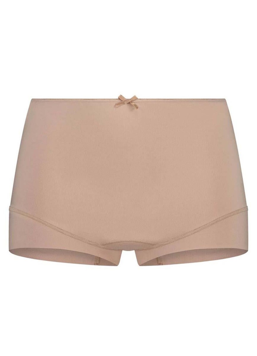 Ondermode | Rj Bodywear Rj Bodywear Short Pure Color 31-008-321 Caffe Latte