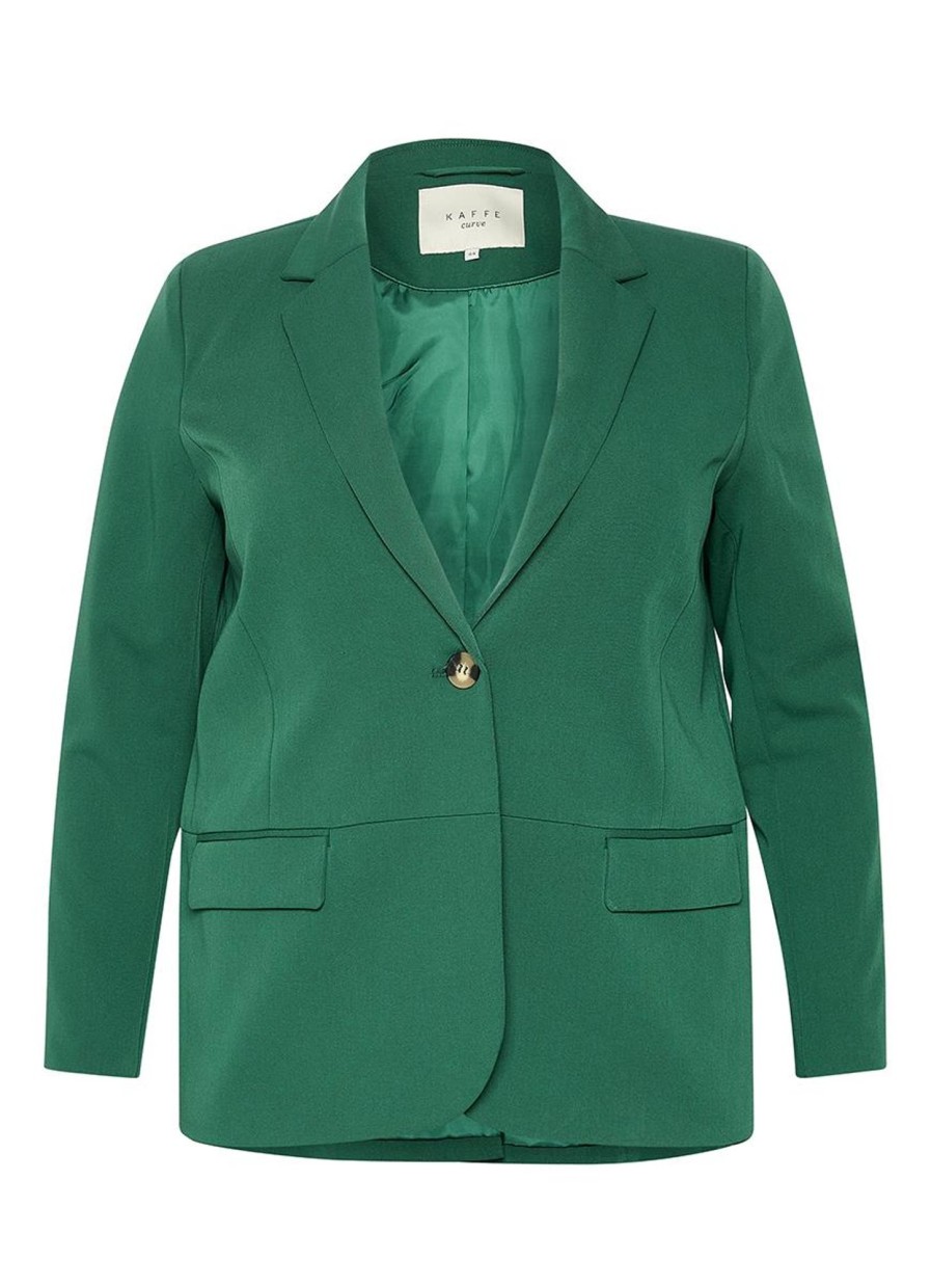 Blazers | Kaffe Curve Kaffe Curve Blazer Sakira 10580933 - 195421 Aventurine