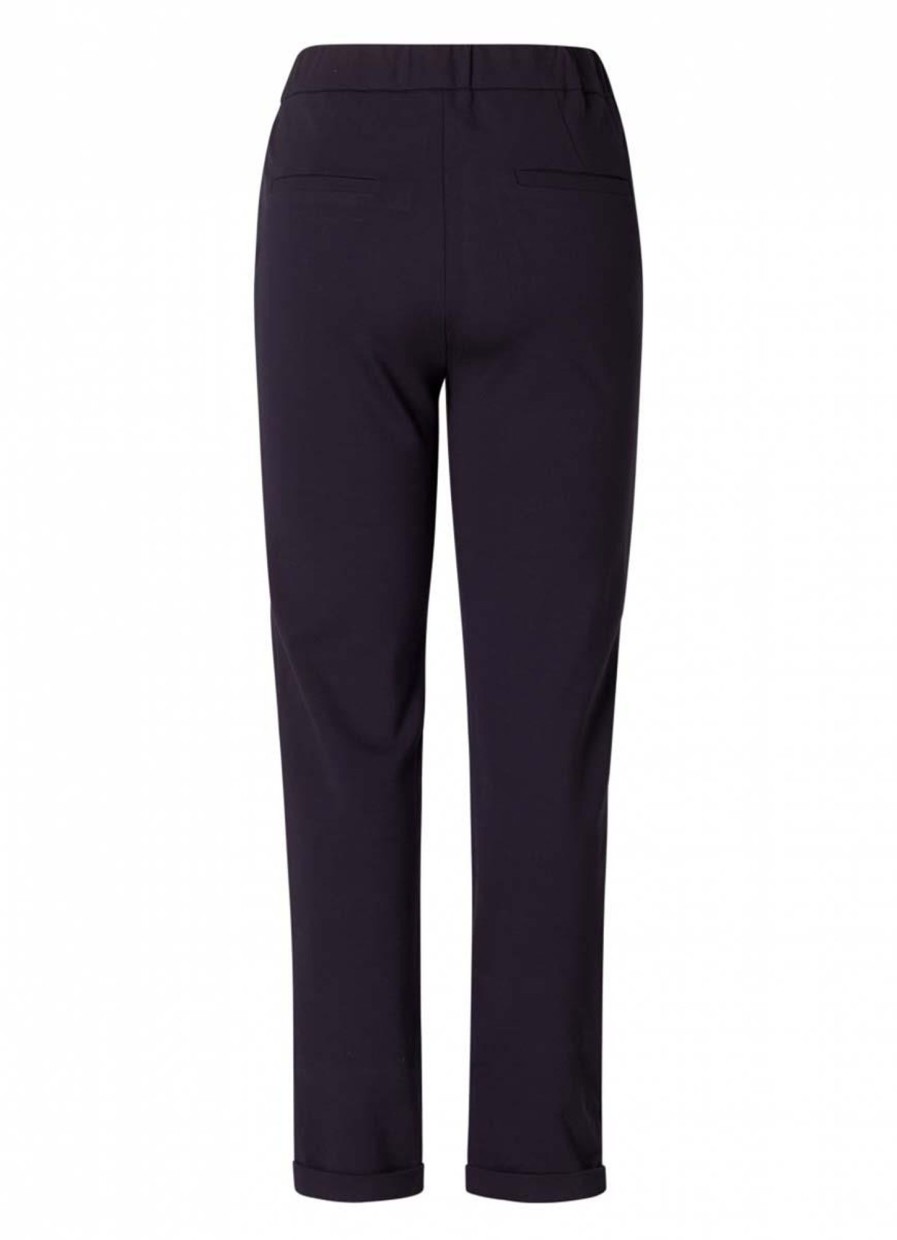 Base Level Curvy | Base Level Curvy Base Level Curvy Pants Yoella 081 Dark Blue