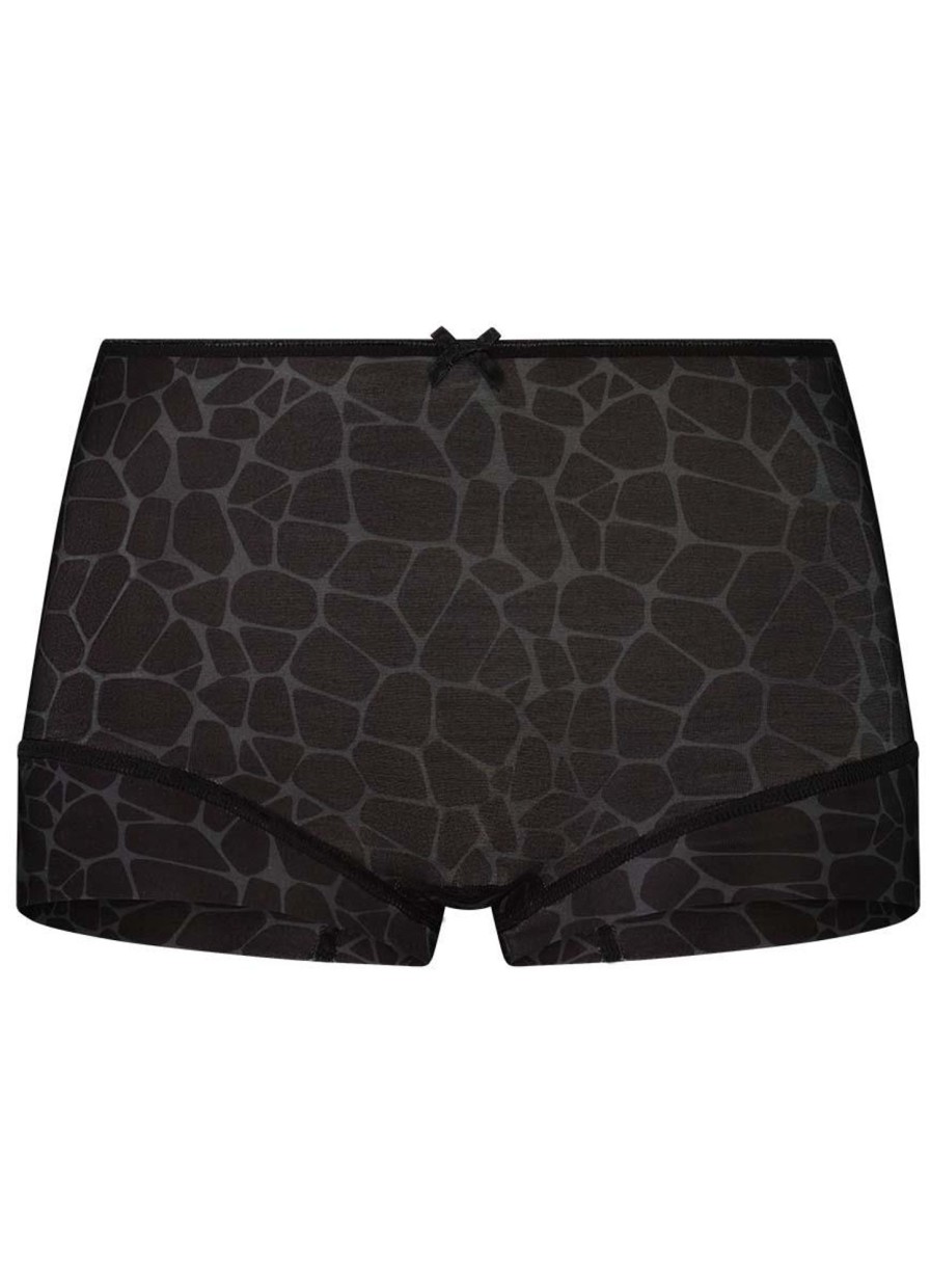 Ondermode | Rj Bodywear Rj Bodywear Short 31-016 - 227 Black Stones