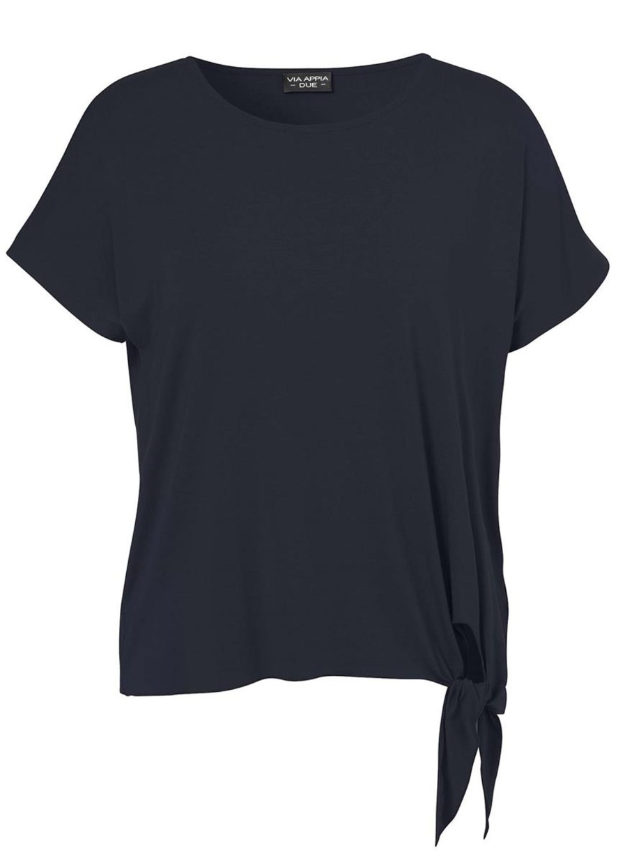 Shirts En Tops | Via Appia Due Via Appia Due Shirt 2422740 - 800 Navy