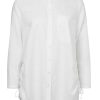 Linnen Kleding Grote Maten | Via Appia Due Frapp Blouse 1302752 - 994 Wit