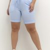 Broeken En Jeans | Kaffe Curve Kaffe Curve Short Nana 10580270 - 154031 Windsurfer