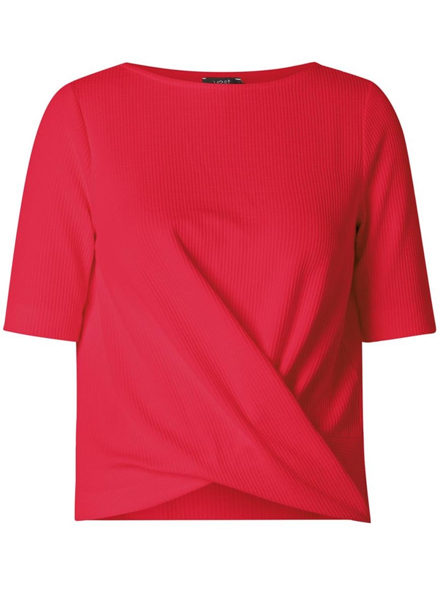 Shirts En Tops | Yesta Yesta Shirt Yolene A004575 - 6070 Soft Red