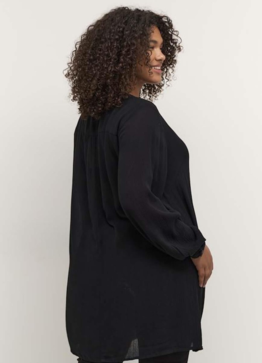 Kaffe Curve Basics | maatjemeer Kaffe Curve Tuniek Ami Ls 10580002-50600 Black Deep