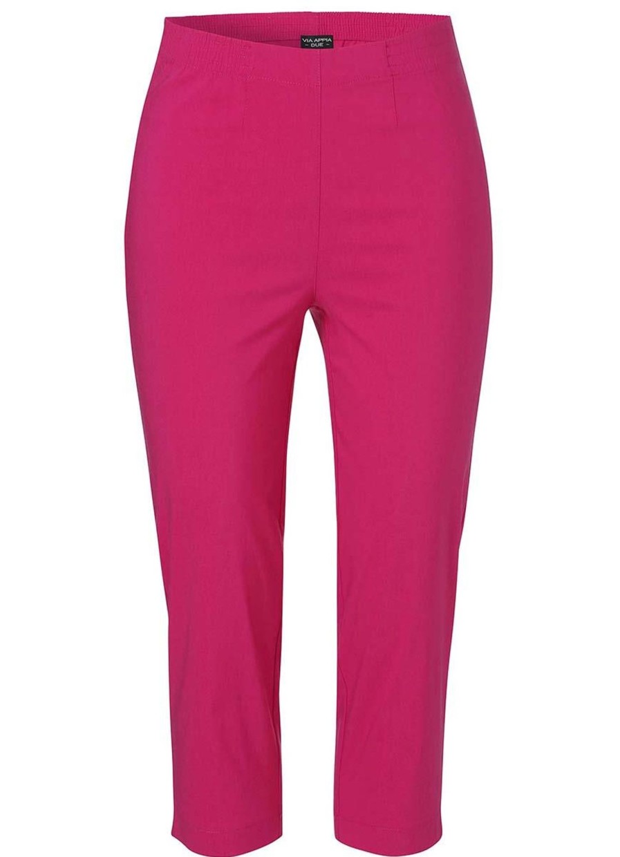 Broeken En Jeans | Via Appia Due Via Appia Due Broek 2412681 - 650 Fuchsia