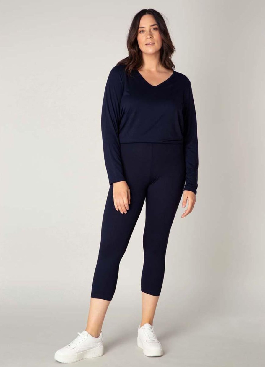 Base Level Curvy | Base Level Curvy Base Level Curvy Legging Audrey 025 Dark Blue