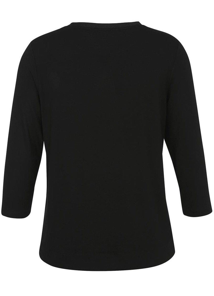 Shirts En Tops | Via Appia Due Via Appia Due Shirt 2421420 - 100 Zwart