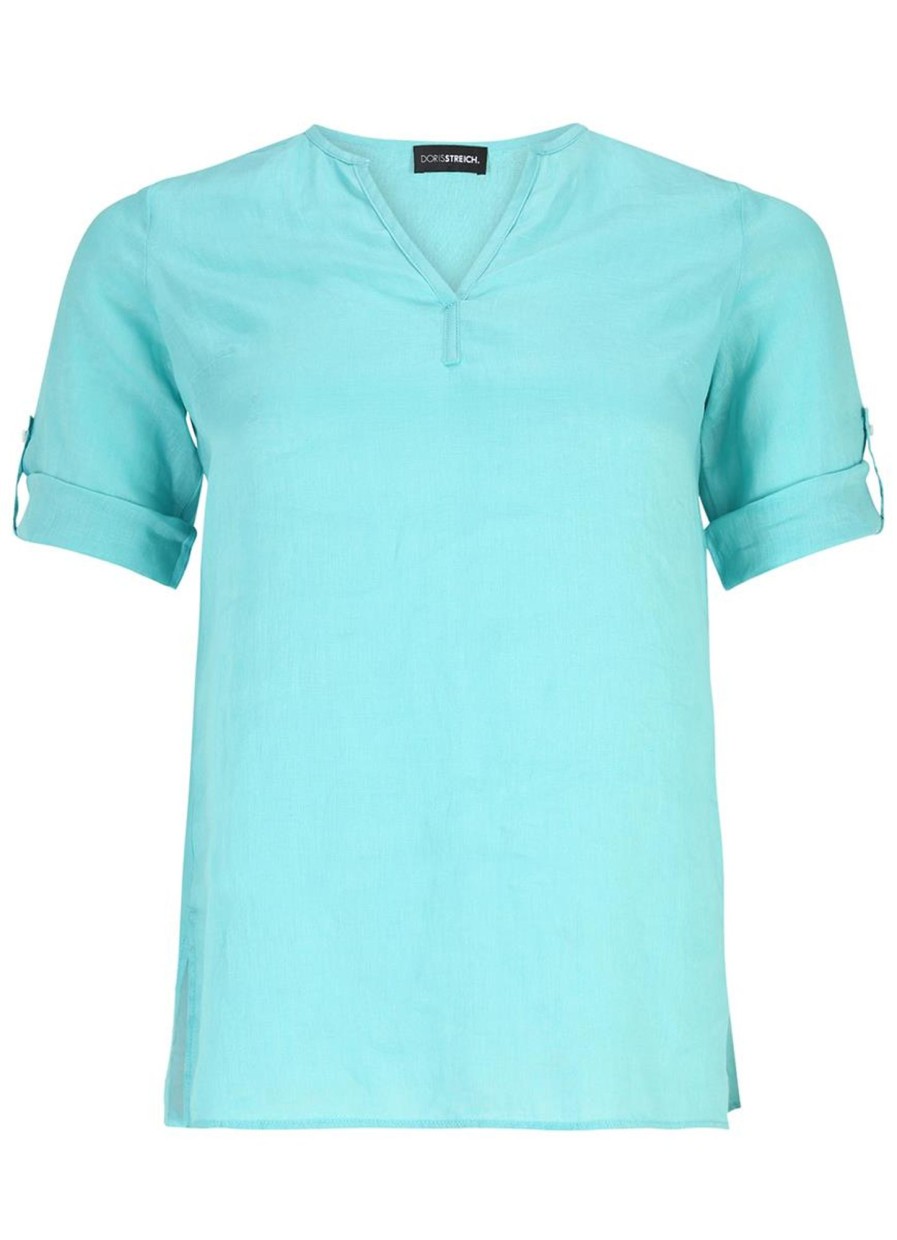 Blouses En Tunieken | Doris Streich Doris Streich Blouse 231129 - 62 Aqua