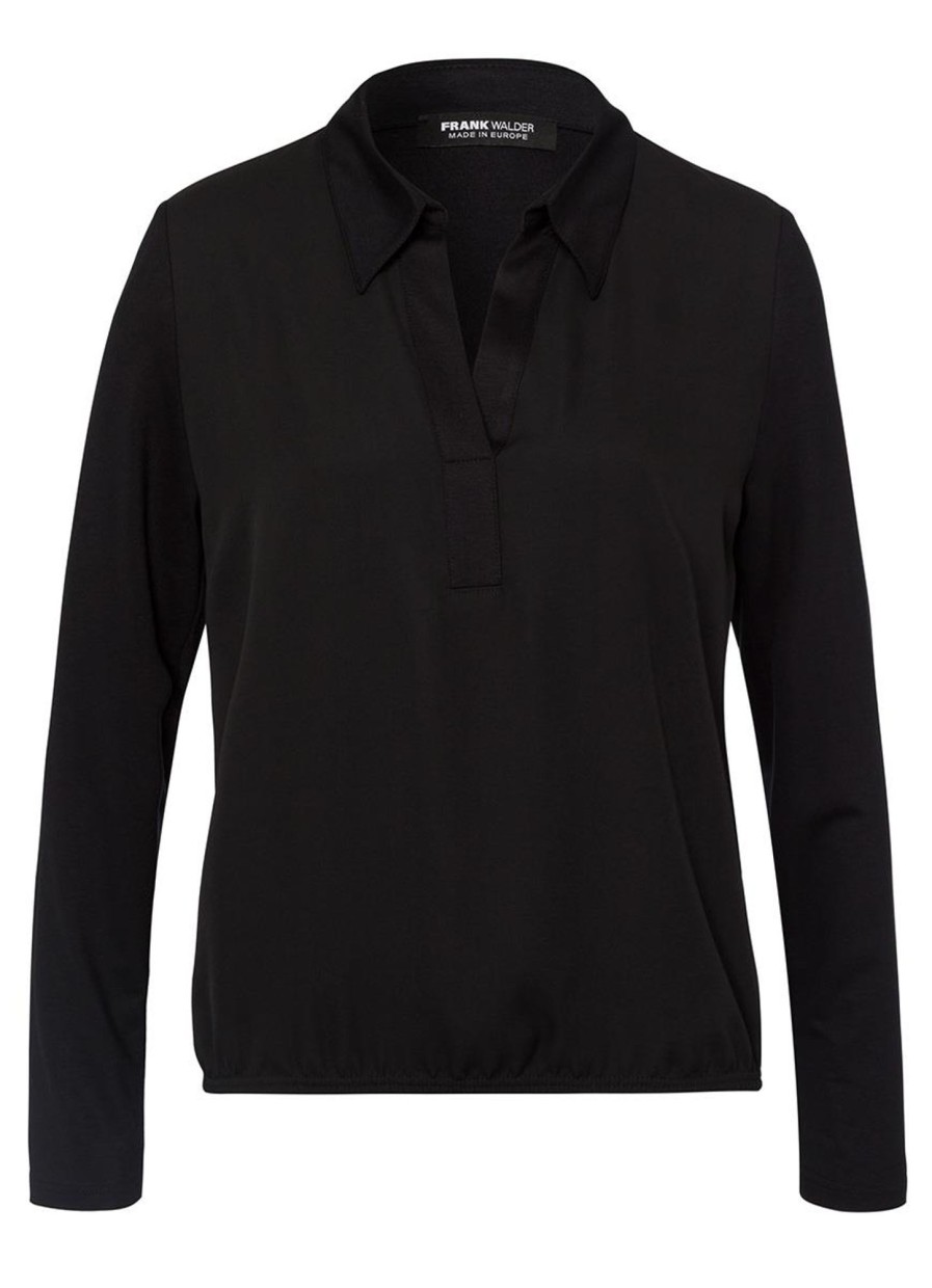 Shirts En Tops | Frank Walder Frank Walder Shirt 723420 - 000999 Zwart