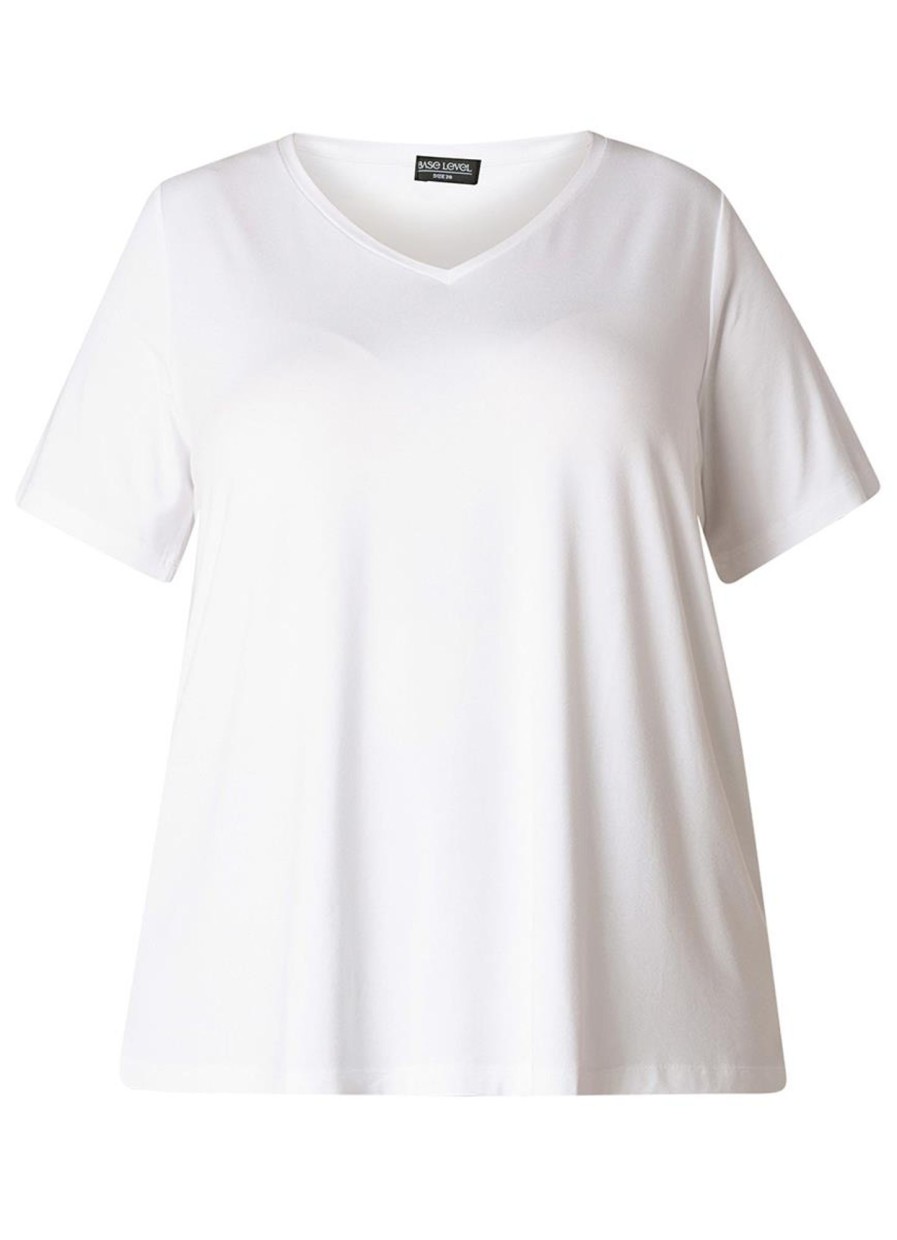 Base Level Curvy | Base Level Curvy Base Level Curvy Shirt Alba 018 White