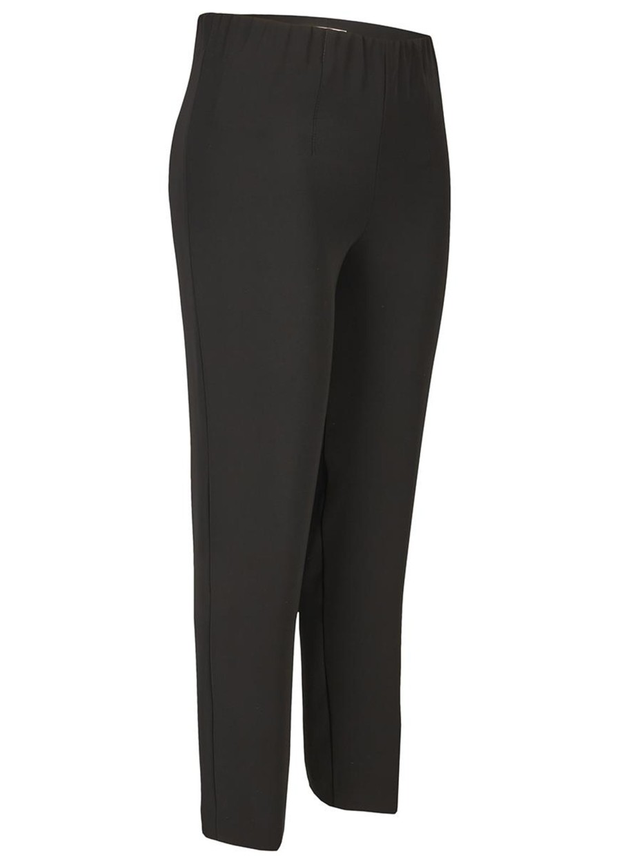 Kjmaatjemeer Basics Broeken | maatjemeer Kjbrand Pantalon Susie 273304-9321-001 Zwart