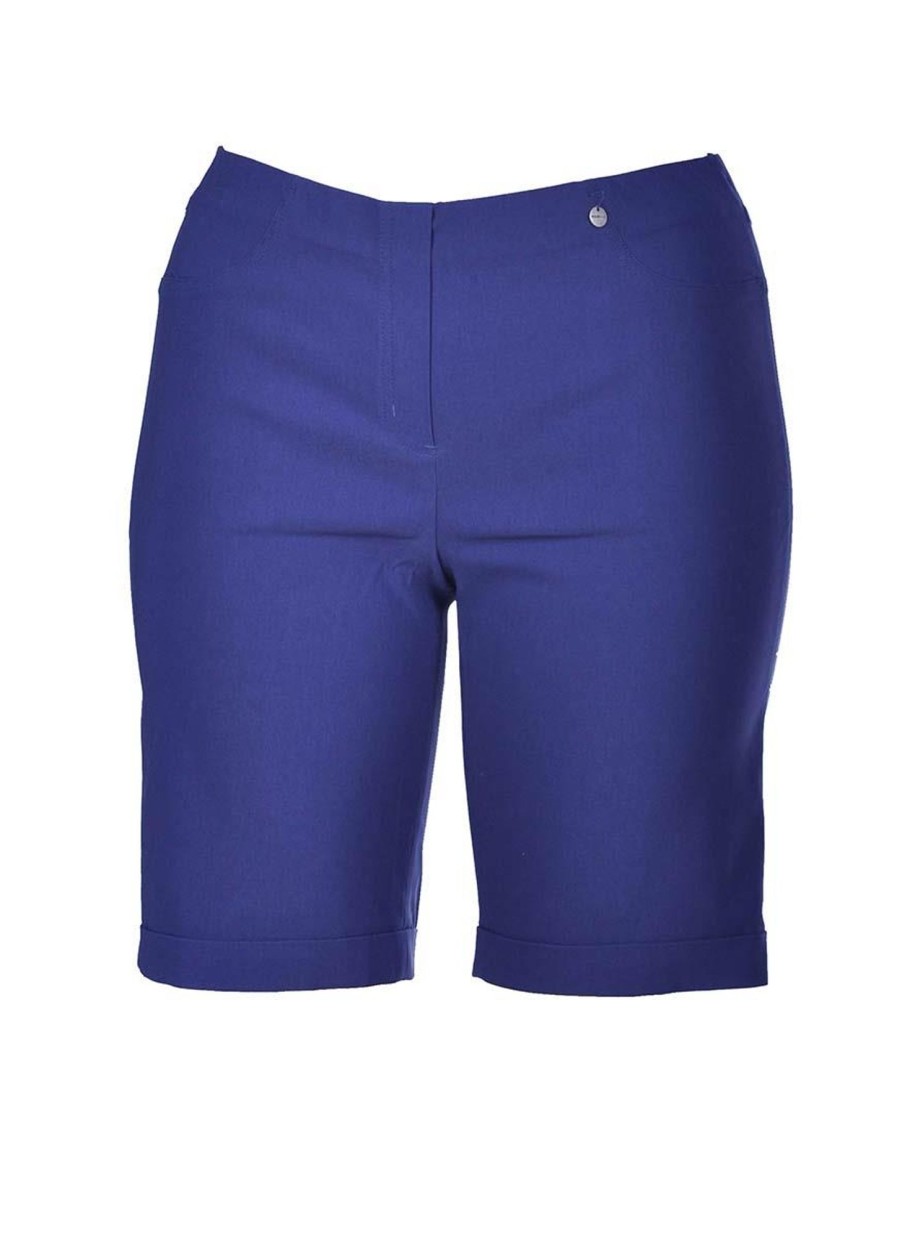 Robell Basics | Robell Robell Bermuda Bella 04 Benga 52665-5499-68 Blauw