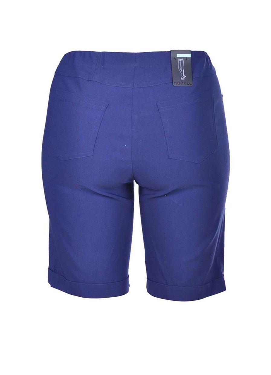 Robell Basics | Robell Robell Bermuda Bella 04 Benga 52665-5499-68 Blauw