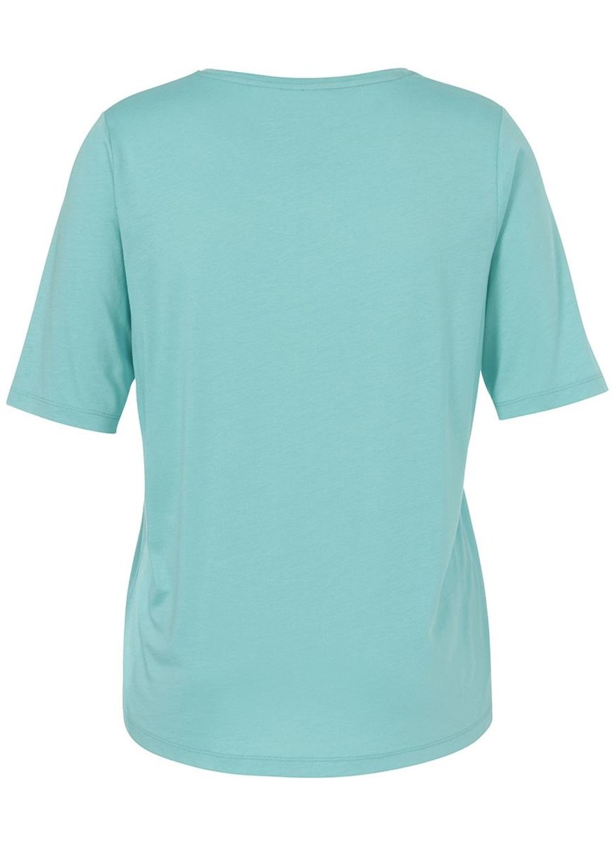 Shirts En Tops | Via Appia Due Via Appia Due Shirt 2421410 - 570 Aqua