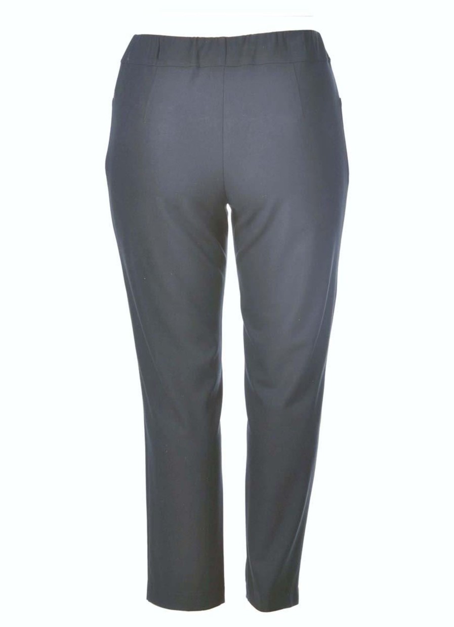 Mona Lisa Basics | maatjemeer Mona Lisa Pantalon Beate 138-05 Donker Grijs (Korte Maat)