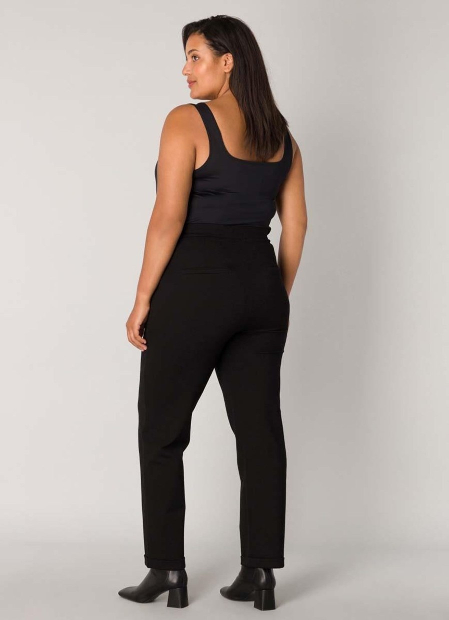 Base Level Curvy | Base Level Curvy Base Level Curvy Pants Yoella 081 Black