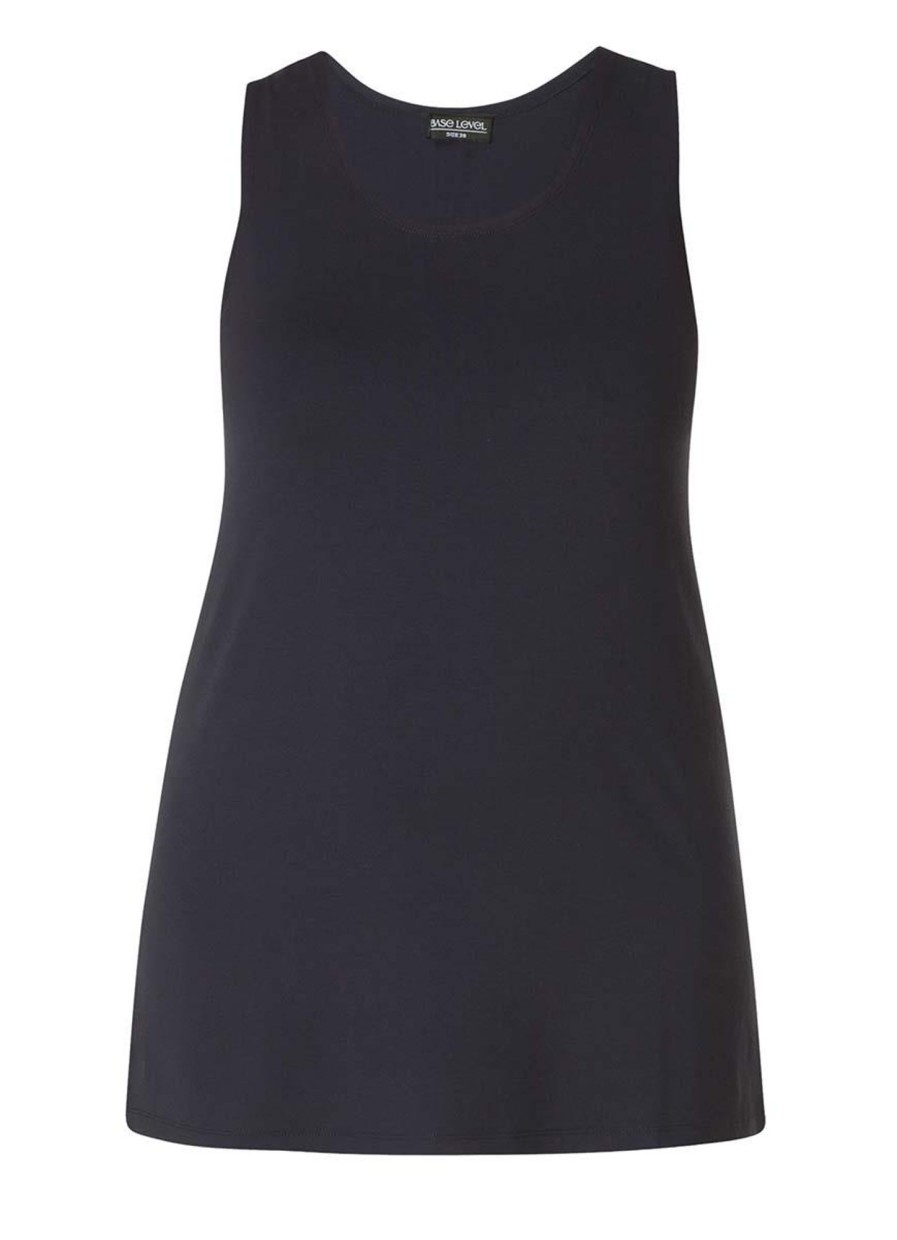 Base Level Curvy | Base Level Curvy Base Level Curvy Top Alicia 006 Dark Blue