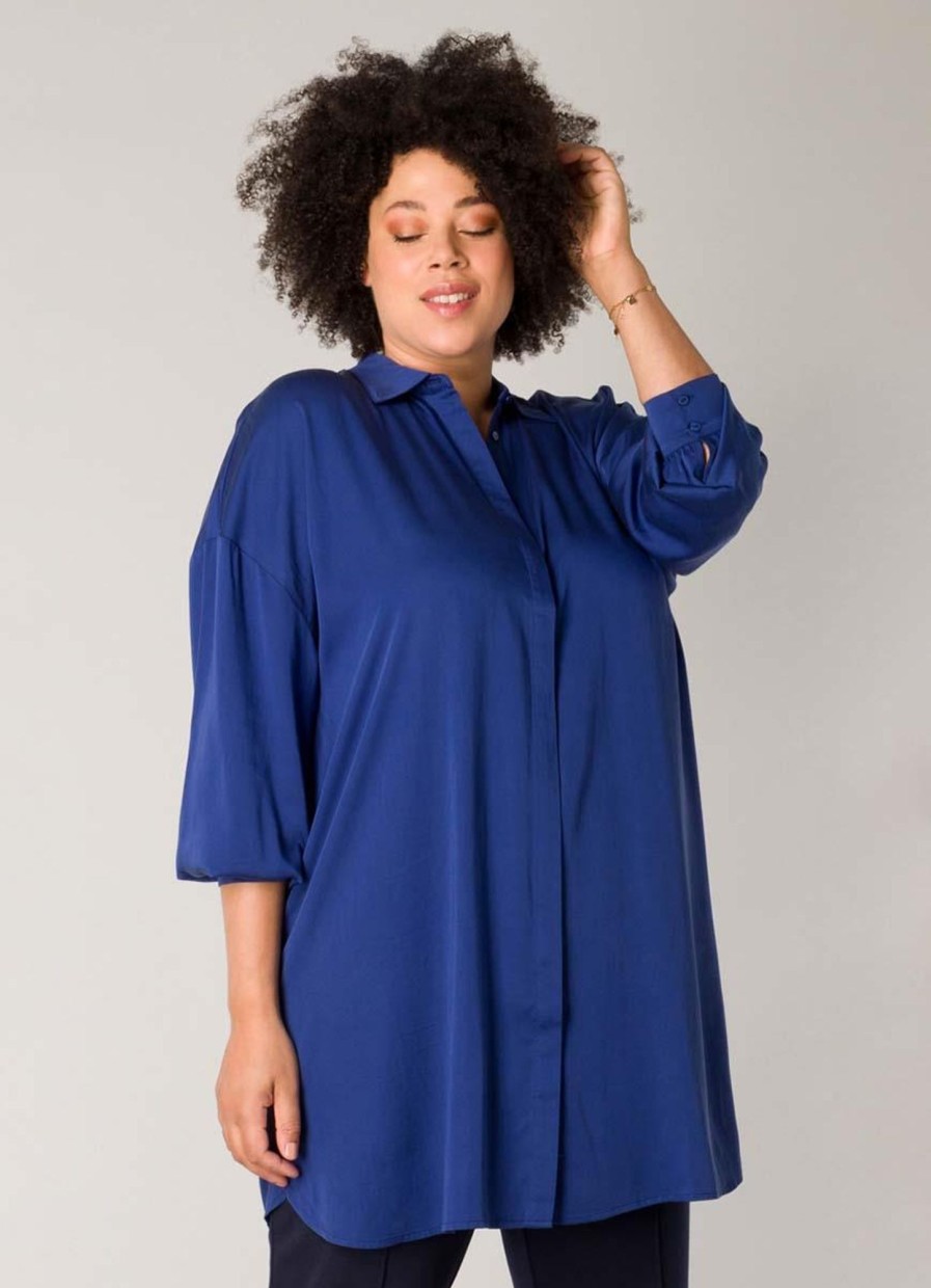 Blouses En Tunieken | Yesta Yesta Blouse Ruby A004065 - 2081 Night Blue