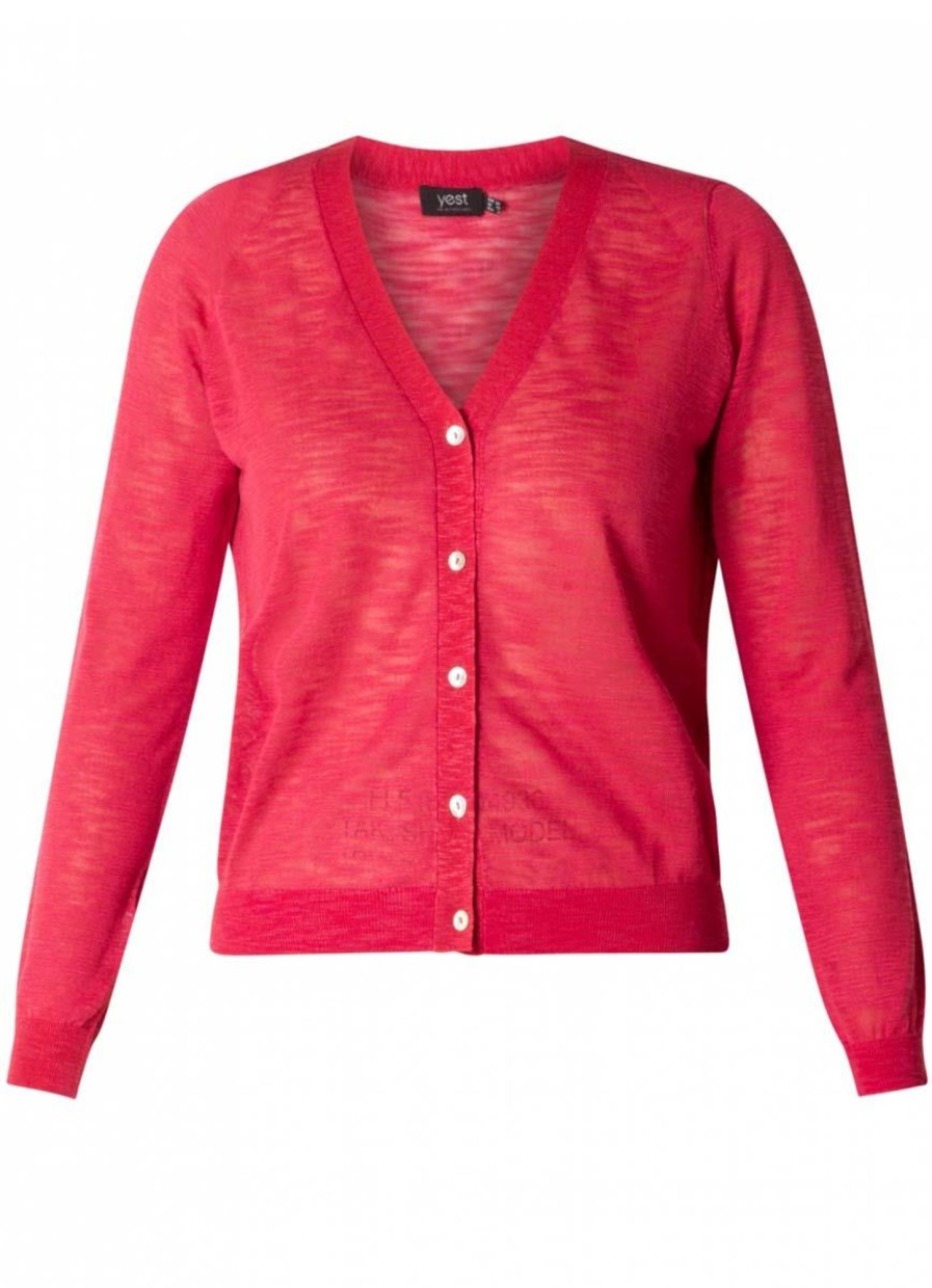 Truien En Vesten | Yesta Yesta Vest Hera A004410 - 6070 Soft Red