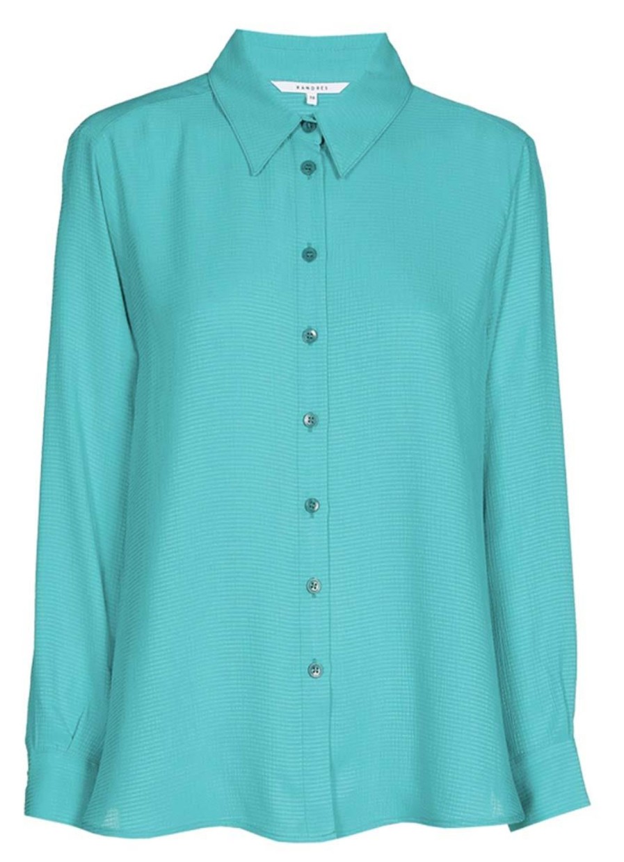 Blouses En Tunieken | Xandres Xandres Blouse Habon 14239-01 2660 Dark Aqua