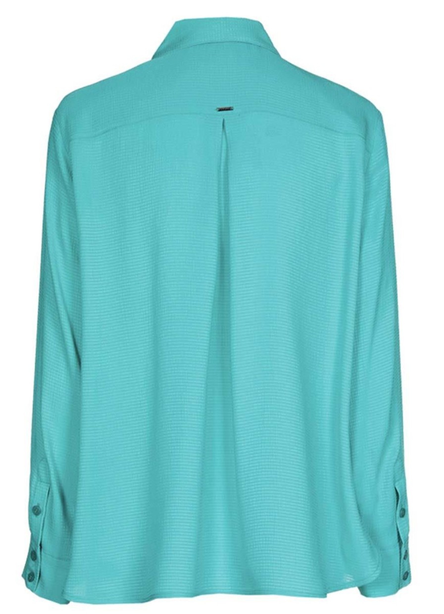 Blouses En Tunieken | Xandres Xandres Blouse Habon 14239-01 2660 Dark Aqua